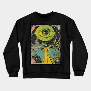 Vintage Green Witch Crewneck Sweatshirt